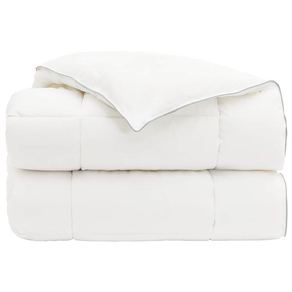 Grote foto vidaxl dekbed 240x260 cm winter 450 gsm australisch wol wit huis en inrichting bedden