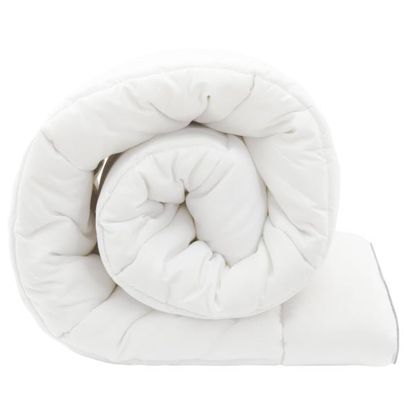 Grote foto vidaxl dekbed 240x260 cm winter 450 gsm australisch wol wit huis en inrichting bedden
