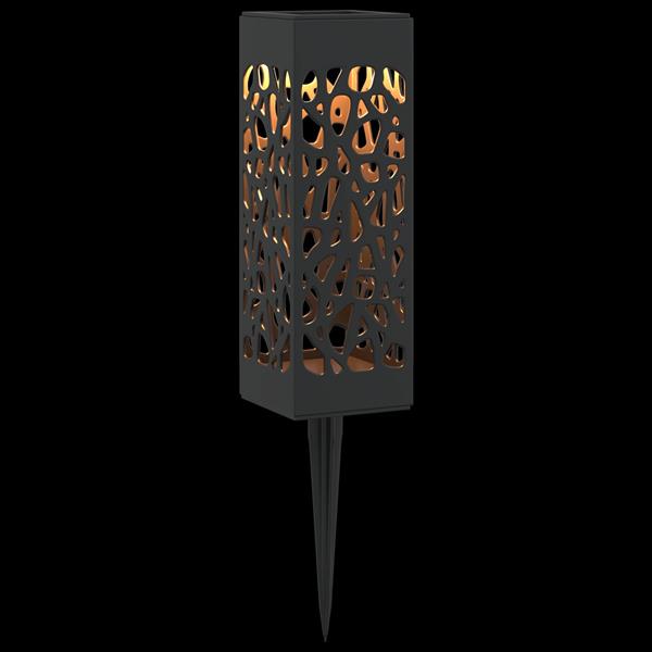 Grote foto vidaxl buitenzonne lampen met grondpin 4 st warmwit 29 cm pp tuin en terras verlichting