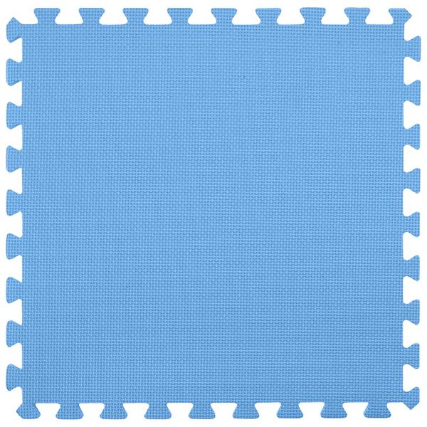 Grote foto vidaxl zwembad grondmat 36 st 350 cm rond eva schuim blauw tuin en terras zwembaden toebehoren