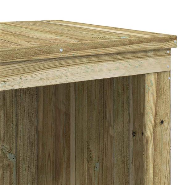 Grote foto vidaxl containerombouw ge mpregneerd grenenhout tuin en terras overige tuin en terras