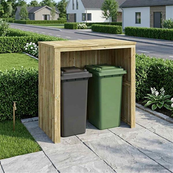 Grote foto vidaxl containerombouw ge mpregneerd grenenhout tuin en terras overige tuin en terras