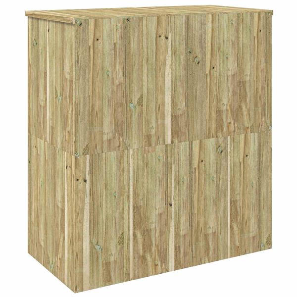 Grote foto vidaxl containerombouw ge mpregneerd grenenhout tuin en terras overige tuin en terras