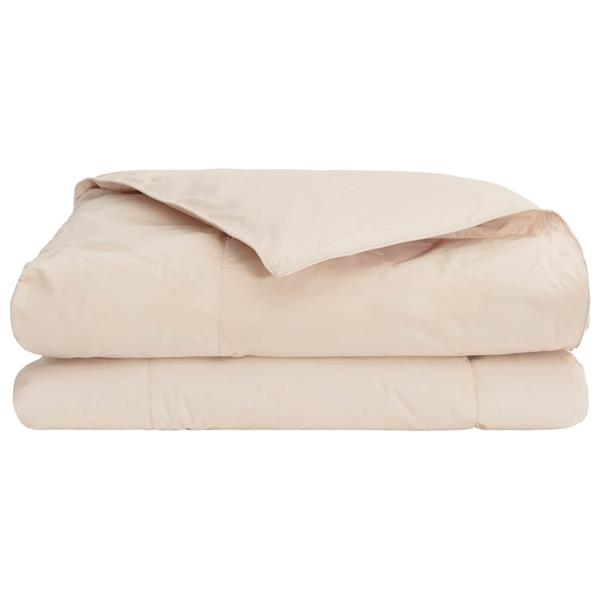 Grote foto vidaxl zomer dekbed beige 135 x 220 cm 100 natuurlijke kapok huis en inrichting bedden