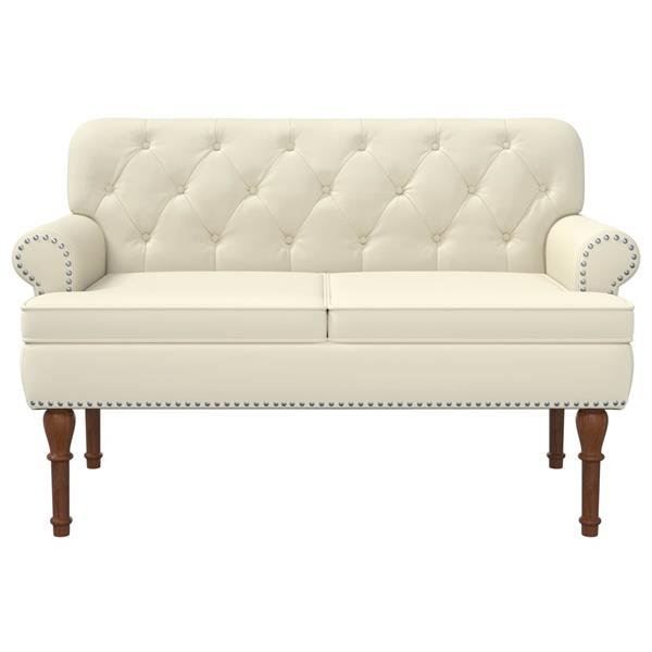 Grote foto vidaxl loungebank met knopencomfort cr mekleurig 120 x 65 x 77 cm huis en inrichting overige huis en inrichting