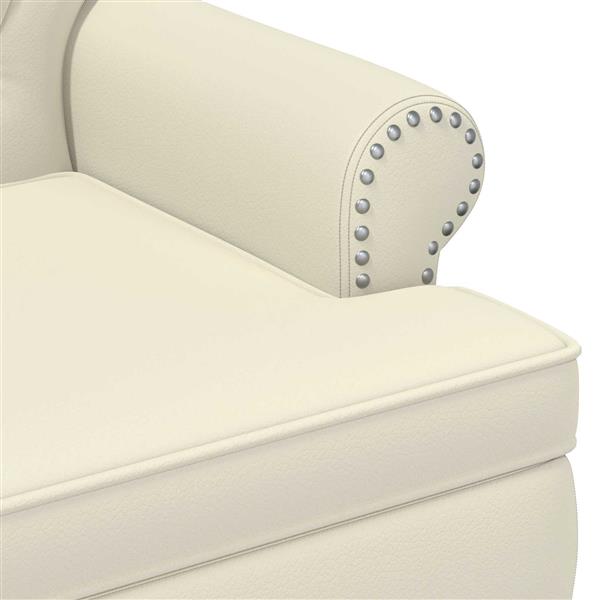 Grote foto vidaxl loungebank met knopencomfort cr mekleurig 120 x 65 x 77 cm huis en inrichting overige huis en inrichting