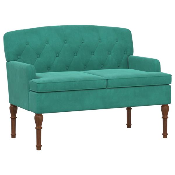 Grote foto vidaxl loungebank met knopencomfort turquoise 111 x 65 x 79 cm fluweel huis en inrichting bankstellen