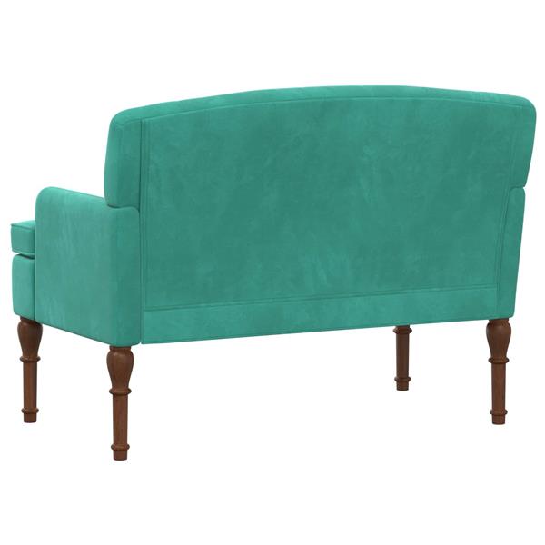 Grote foto vidaxl loungebank met knopencomfort turquoise 111 x 65 x 79 cm fluweel huis en inrichting bankstellen