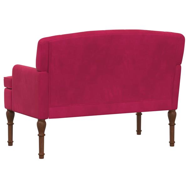Grote foto vidaxl loungebank met knopencomfort wijnrood 111 x 65 x 79 cm fluweel huis en inrichting bankstellen