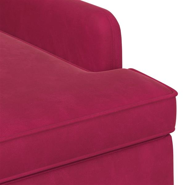 Grote foto vidaxl loungebank met knopencomfort wijnrood 111 x 65 x 79 cm fluweel huis en inrichting bankstellen