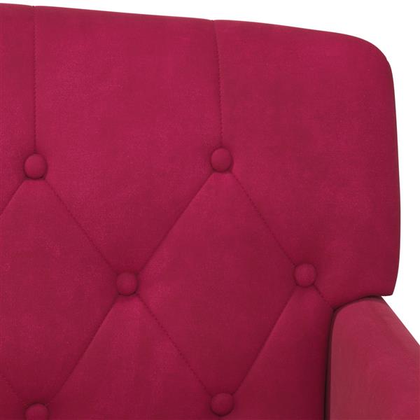 Grote foto vidaxl loungebank met knopencomfort wijnrood 111 x 65 x 79 cm fluweel huis en inrichting bankstellen
