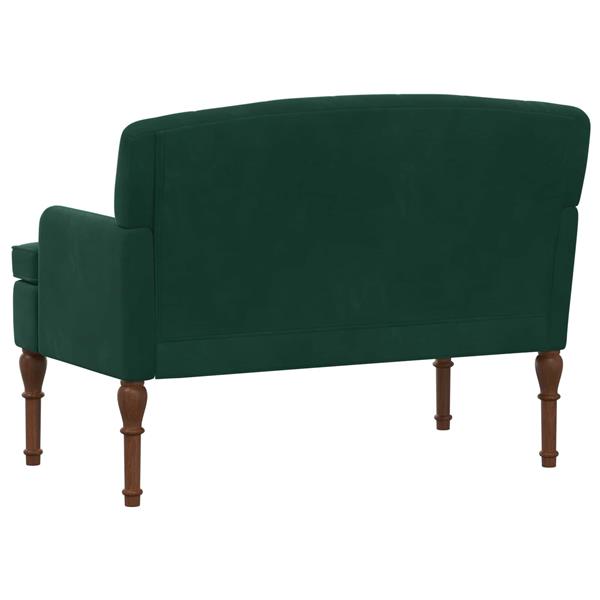 Grote foto vidaxl loungebank met knopencomfort donkergroen 111 x 65 x 79 cm huis en inrichting bankstellen