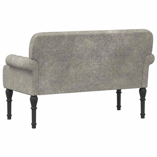 Grote foto vidaxl loungebank met knopencomfort lichtgrijs 120 x 65 x 78 cm huis en inrichting bankstellen