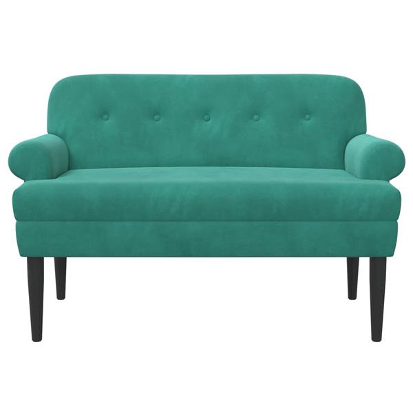 Grote foto vidaxl loungebank met knopencomfort turquoise 120 x 66 x 78 cm fluweel huis en inrichting bankstellen
