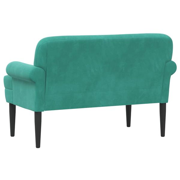 Grote foto vidaxl loungebank met knopencomfort turquoise 120 x 66 x 78 cm fluweel huis en inrichting bankstellen