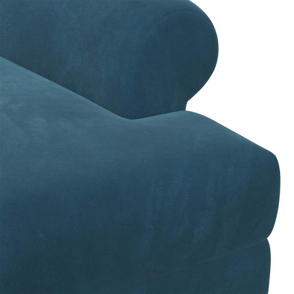 Grote foto vidaxl loungebank met knopencomfort blauw 120 x 66 x 78 cm fluweel huis en inrichting bankstellen