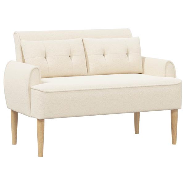 Grote foto vidaxl loungebank met knopencomfort cr mekleurig 117 x 67 x 77 cm huis en inrichting bankstellen