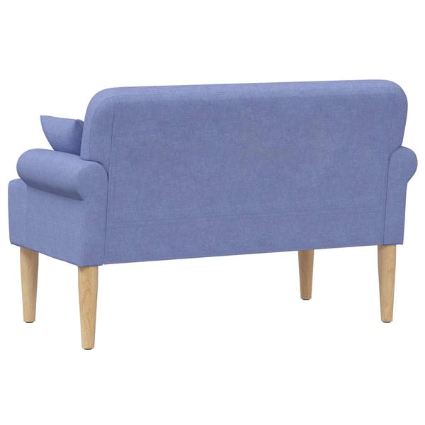 Grote foto vidaxl loungebank met knopencomfort jeans blauw 120 x 65 x 79 cm stof huis en inrichting bankstellen