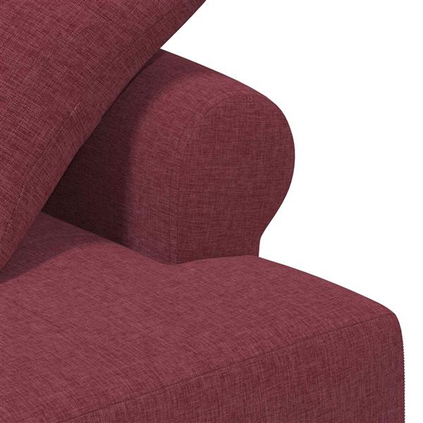 Grote foto vidaxl loungebank met knopencomfort wijnrood 120 x 65 x 79 cm stof huis en inrichting bankstellen