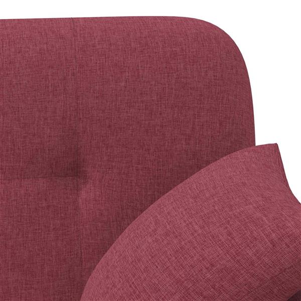 Grote foto vidaxl loungebank met knopencomfort wijnrood 120 x 65 x 79 cm stof huis en inrichting bankstellen
