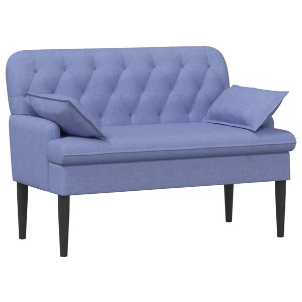 Grote foto vidaxl loungebank met knopencomfort jeans blauw 111 x 68 x 80 cm stof huis en inrichting bankstellen