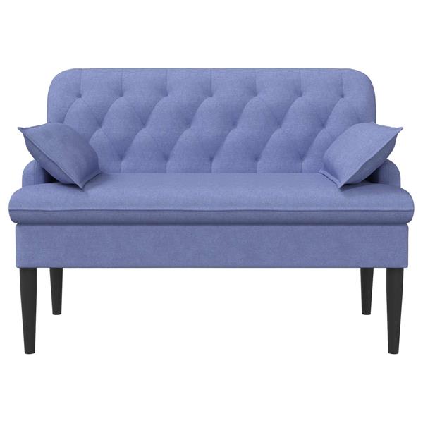 Grote foto vidaxl loungebank met knopencomfort jeans blauw 111 x 68 x 80 cm stof huis en inrichting bankstellen