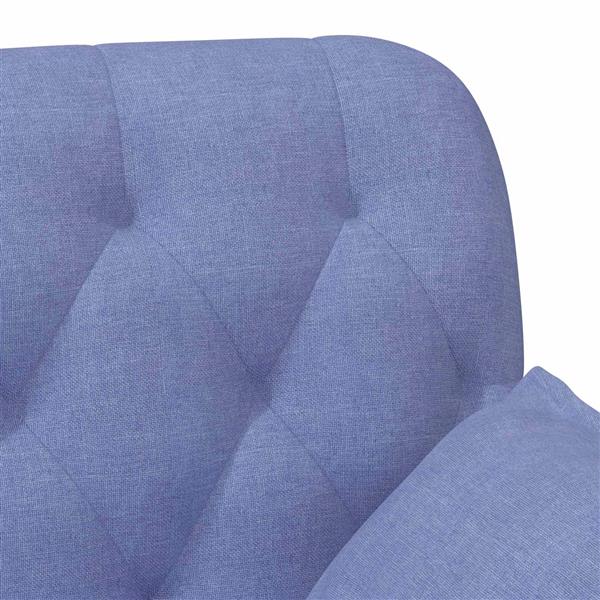 Grote foto vidaxl loungebank met knopencomfort jeans blauw 111 x 68 x 80 cm stof huis en inrichting bankstellen