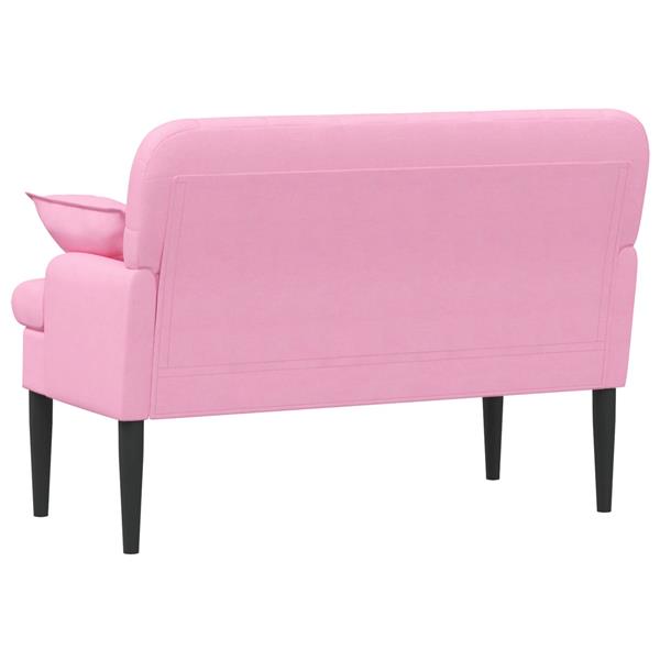 Grote foto vidaxl loungebank met knopencomfort roze 111 x 68 x 80 cm stof huis en inrichting bankstellen