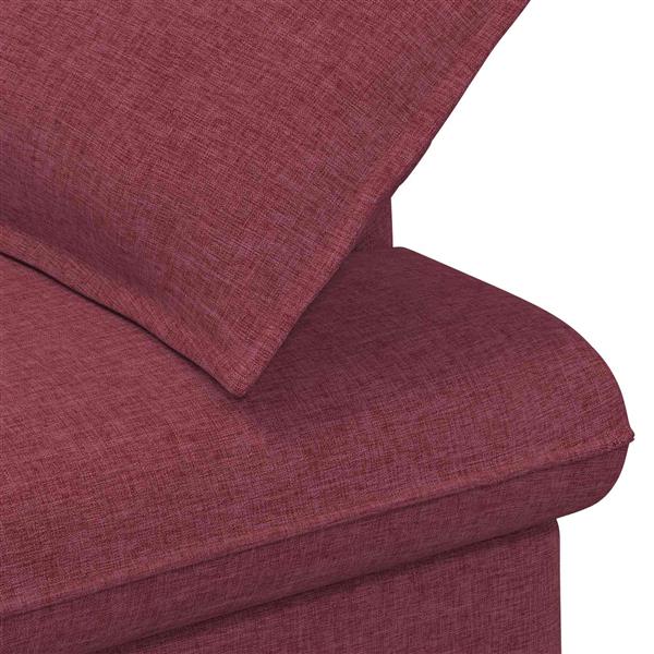 Grote foto vidaxl loungebank met knopencomfort wijnrood 111 x 68 x 80 cm stof huis en inrichting bankstellen
