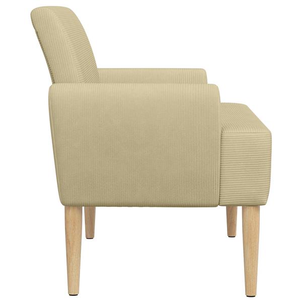 Grote foto vidaxl loungebank met knopencomfort lichtgroen grijs 116 x 67 x 81 cm huis en inrichting overige huis en inrichting