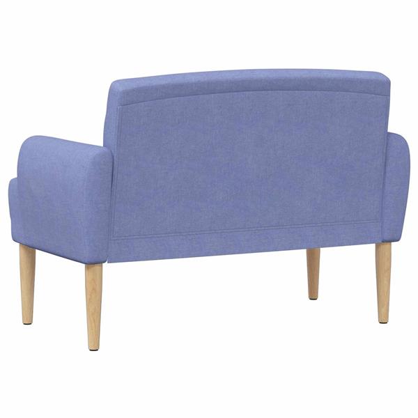 Grote foto vidaxl loungebank met knopencomfort jeans blauw 116 x 67 x 80 cm stof huis en inrichting overige huis en inrichting