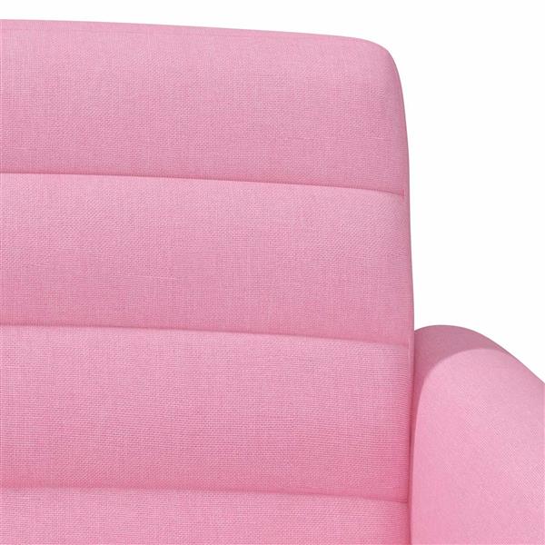 Grote foto vidaxl loungebank met knopencomfort roze 116 x 67 x 80 cm stof huis en inrichting overige huis en inrichting