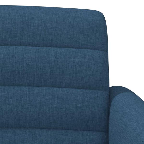 Grote foto vidaxl loungebank met knopencomfort blauw 116 x 67 x 80 cm stof huis en inrichting overige huis en inrichting