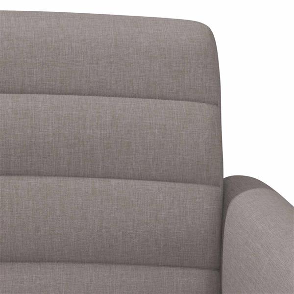 Grote foto vidaxl loungebank met knopencomfort taupe 116 x 67 x 80 cm stof huis en inrichting overige huis en inrichting