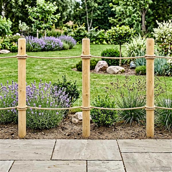 Grote foto vidaxl schuttingpalen 6 st bruin 150 cm massief grenenhout tuin en terras overige tuin en terras