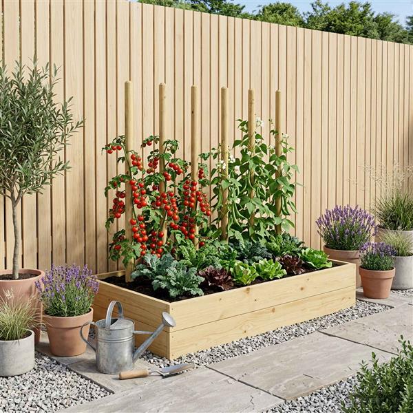Grote foto vidaxl schuttingpalen 15 st bruin 120 cm massief grenenhout tuin en terras overige tuin en terras