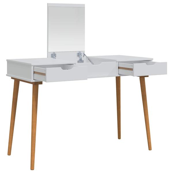 Grote foto vidaxl plafondtafel fauske wit 112 x 50 x 78 cm huis en inrichting eettafels