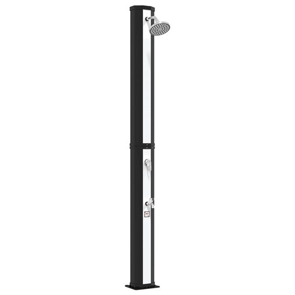 Grote foto vidaxl zonne douche met douchekop en kraan 40 l pvc abs zinklegering tuin en terras zwembaden toebehoren