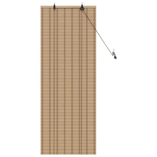 Grote foto vidaxl rolgordijn natuur 40 x 160 cm bamboe huis en inrichting gordijnen en lamellen