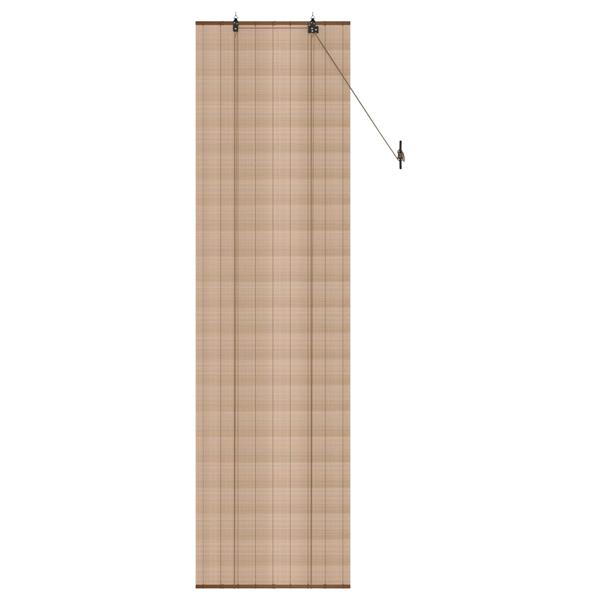 Grote foto vidaxl rolgordijn bruin 70 x 220 cm bamboe huis en inrichting gordijnen en lamellen