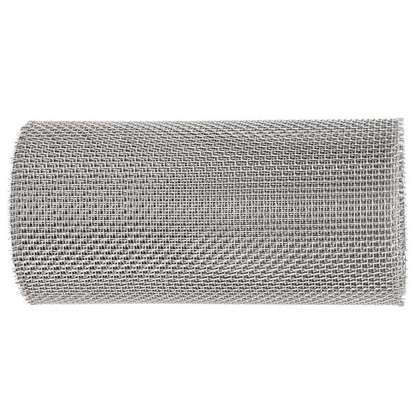 Grote foto vidaxl gaas scherm 20 x 500 cm 8 mesh rvs 201 zilverkleurig tuin en terras hekken en schuttingen