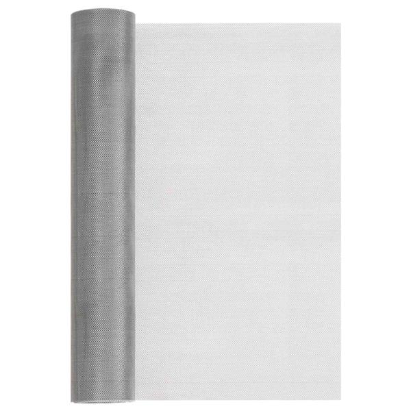 Grote foto vidaxl gaas scherm 40 x 500 cm 30 mesh rvs 201 zilverkleurig tuin en terras hekken en schuttingen