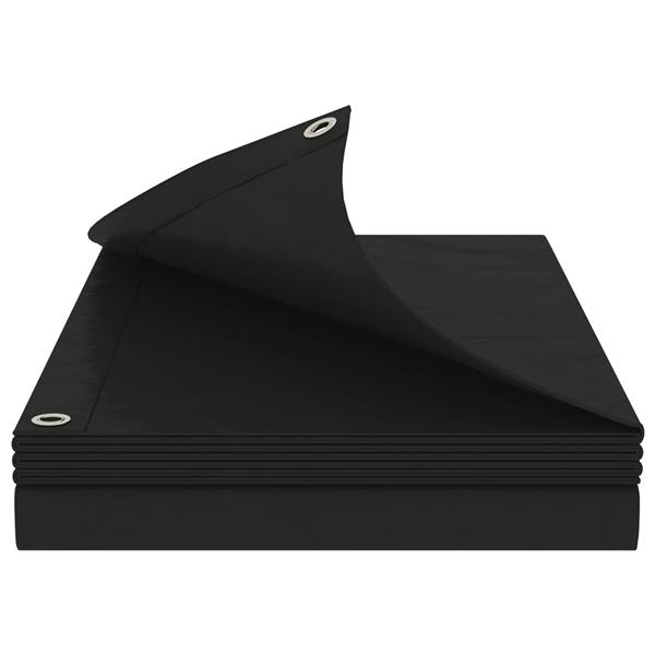 Grote foto vidaxl zeil met oogjes antraciet grijs 8 x 8 m 180 gsm pe doe het zelf en verbouw materialen en producten