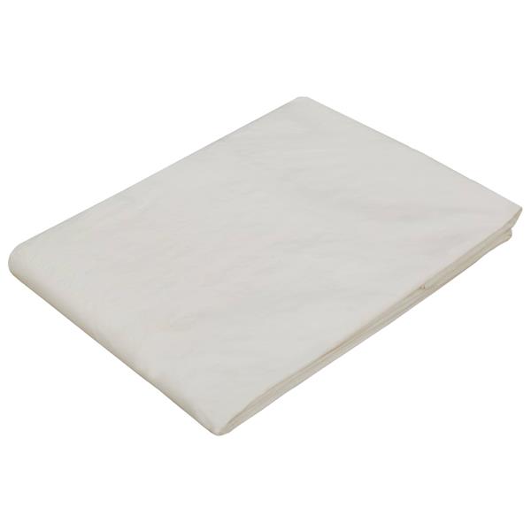 Grote foto vidaxl zeil met oogjes wit 8 x 10 m 90 gsm pe doe het zelf en verbouw materialen en producten