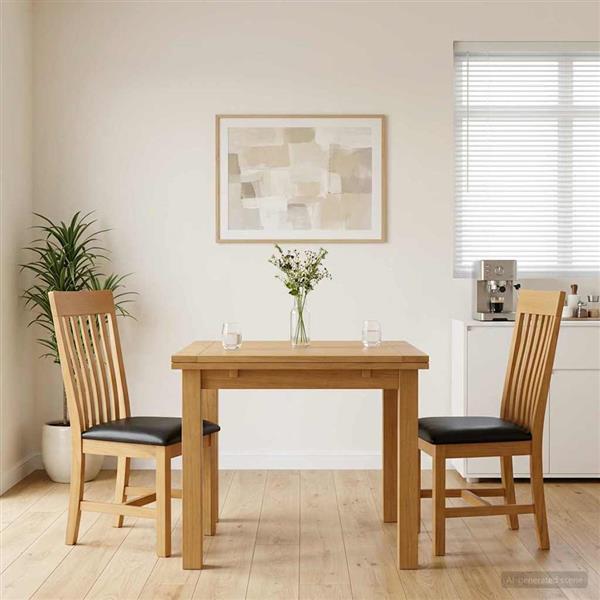 Grote foto vidaxl eetkamerstoel 2 st massief eikenhout zwart 45 x 59 5 x 100 cm huis en inrichting stoelen