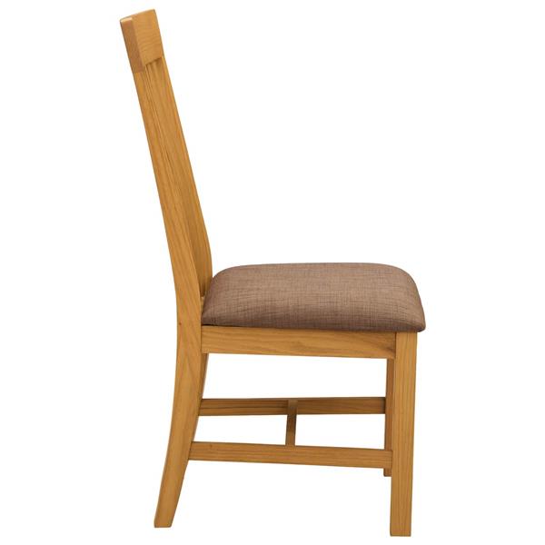 Grote foto vidaxl eetkamerstoel 2 st massief eikenhout grijs 45 x 59 5 x 100 cm huis en inrichting stoelen