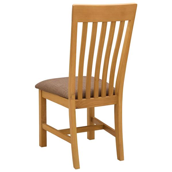 Grote foto vidaxl eetkamerstoel 2 st massief eikenhout grijs 45 x 59 5 x 100 cm huis en inrichting stoelen
