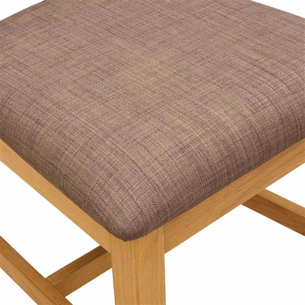 Grote foto vidaxl eetkamerstoel 2 st massief eikenhout grijs 45 x 59 5 x 100 cm huis en inrichting stoelen
