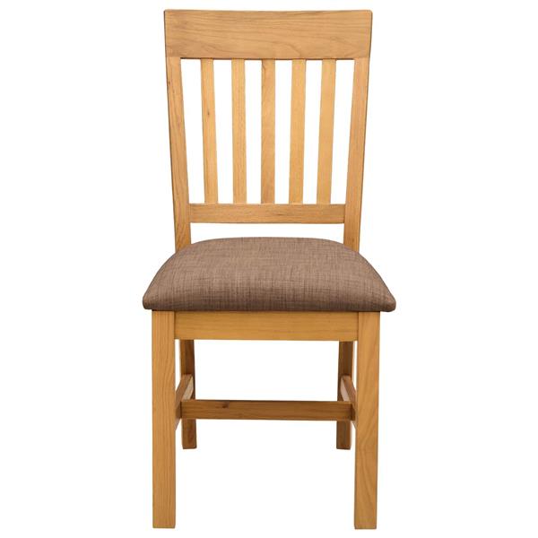 Grote foto vidaxl eetkamerstoel 2 st massief eikenhout grijs 45 x 59 x 92 cm huis en inrichting stoelen