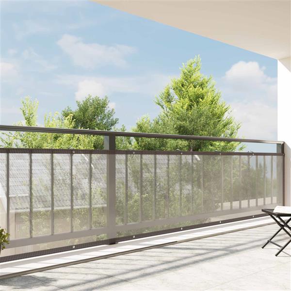 Grote foto vidaxl zeildoek doorzichtig 20 x 1 5 m pe doe het zelf en verbouw materialen en producten